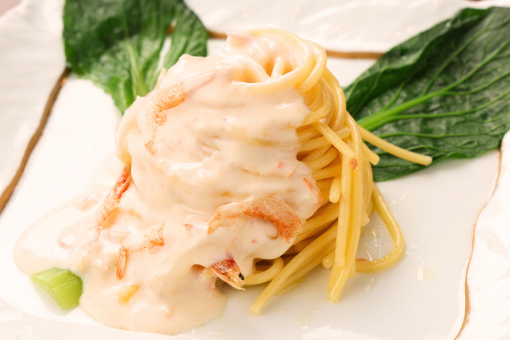 <p>桜えびのクリームパスタ</p>
