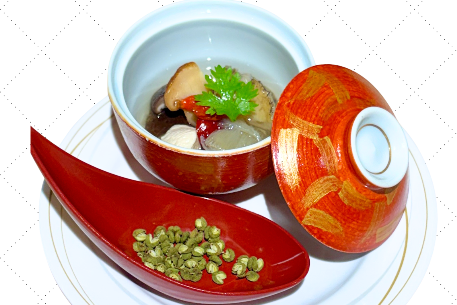 <p>秋薫る　松茸上湯中華スープ　＼チケット制／&nbsp;</p>