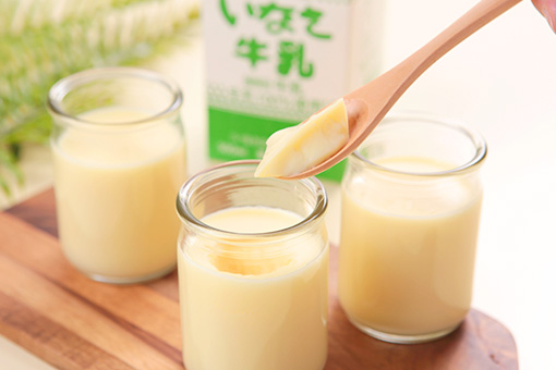 <p>いなさ牛乳プリン</p>