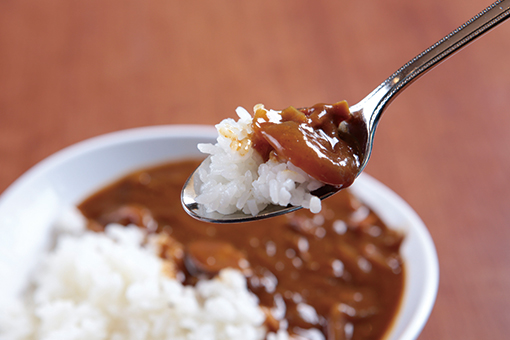 <p>朝カレー</p>