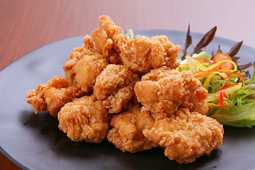 <p>揚げたて！唐揚げ</p>